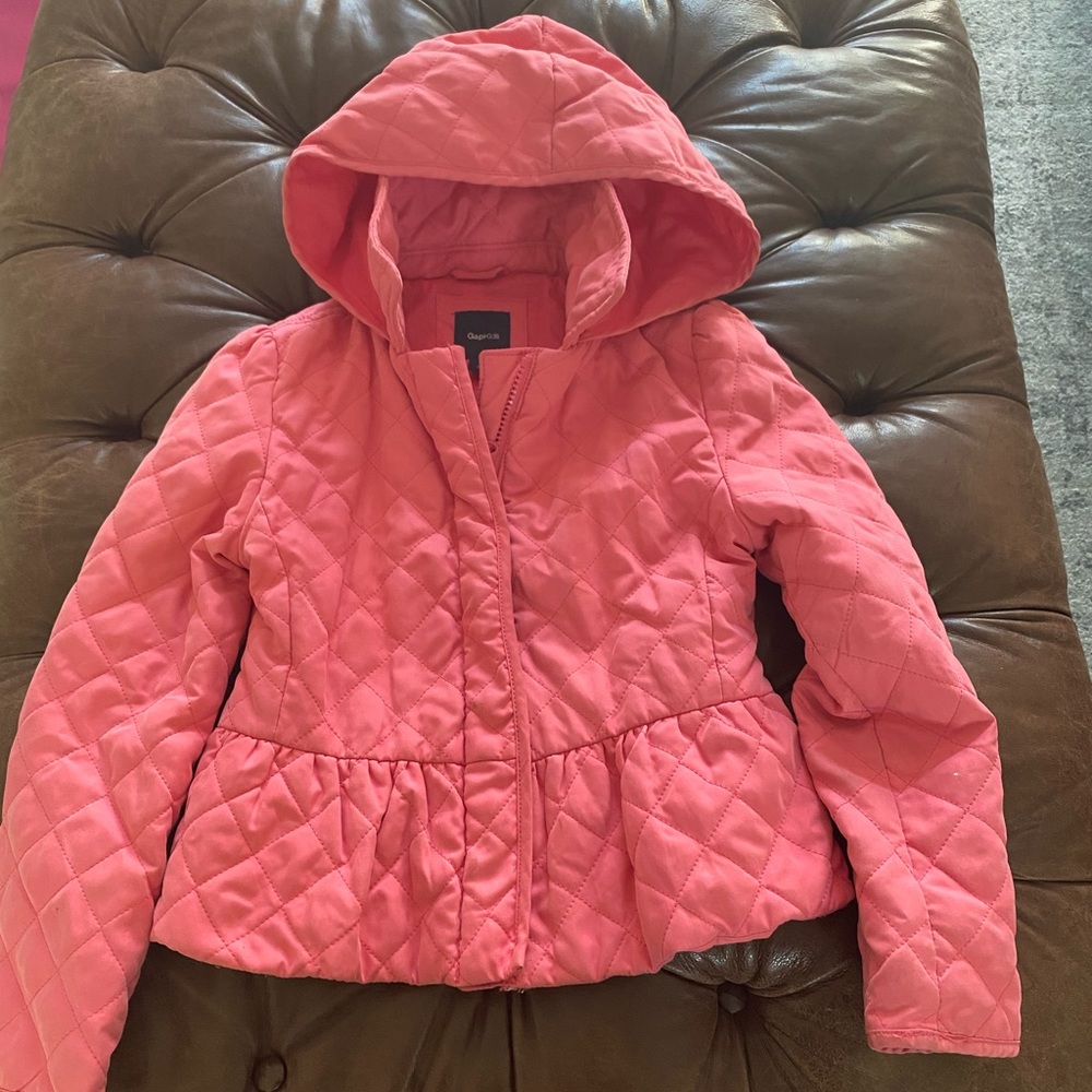 Gap Kids Quilted Coral Jacket